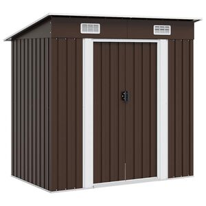 vidaXL Tuinberging 194x121x181 cm staal bruin