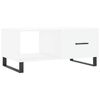 vidaXL Salontafel 90x50x40 cm bewerkt hout wit