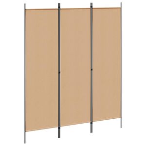 vidaXL Kamerscherm met 3 panelen 150x180 cm zwart
