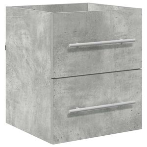 vidaXL Wastafelkast Beton Grijs 38,5 x 41 x 48 cm Bewerkt hout