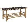 vidaXL Tuinbank 110 x 38 x 40 cm Bamboe Naturel Rechthoekig