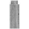 vidaXL Tijdschrift Rek Grijs Sonoma 60 x 12 x 30 cm Bewerkt hout