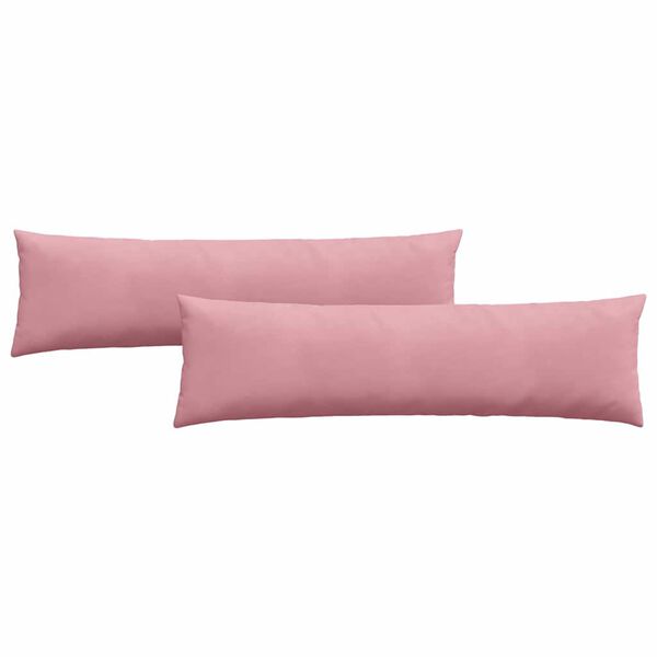 vidaXL Sofa Kussens 2 stuks Roze 145 x 40 cm Cordstof
