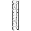 vidaXL Boekenkast met 5 schappen 40x30x175 cm grenenhout wit