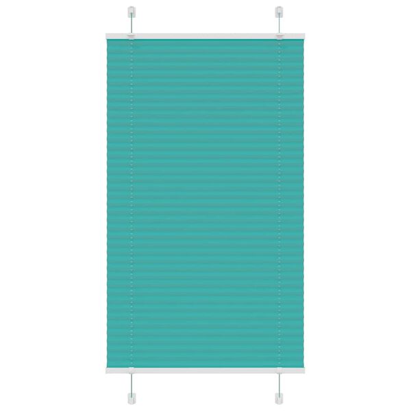 vidaXL Pliss&eacute; rolgordijn 80x100 cm stofbreedte 79,4 cm petrol groen