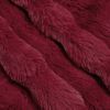 vidaXL Neppels Konijnenbont Deken Olite 4 pcs Bordeaux Rood Polyester