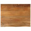 vidaXL Tafelblad met natuurlijke rand 110x80x3,8 cm massief mangohout