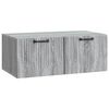 vidaXL Wandbeugel TV-kast Grijs sonoma 78,5 x 41 x 30 cm Bewerkt hout