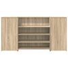 vidaXL Receptiebalie 200x50x103,5 cm bewerkt hout sonoma eikenkleurig