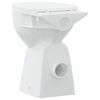 vidaXL Randloos Toilet 7 cm extra hoogte soft-close keramiek wit