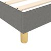 vidaXL Boxspring bed 80x200 cm stof donkergrijs