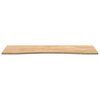 vidaXL Bureaublad rechthoekig 140x60x2,5 cm onbehandeld eikenhout