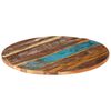 vidaXL Tafelblad rond 25-27 mm 80 cm massief gerecycled hout