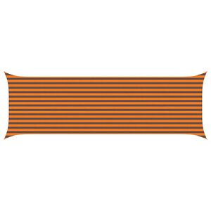vidaXL Zonneschaduwzeil Oranje en Bruin 6 x 2 m 100% Polyester Oxford