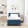 vidaXL Boxspringbed met matras Blauw 190 x 90 cm Polyester