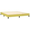 vidaXL Boxspring met matras en LED stof groen 160x200 cm