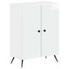 vidaXL Badkamer Opbergkast BREDA Hoogglans Wit 59,5 x 31 x 80 cm
