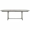 vidaXL Tuintafel (160-240)x100x75 cm massief acaciahout