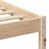 vidaXL Bedframe Bruin 120 x 190 cm Massief grenenhout