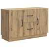 vidaXL Dressoir Artisanaal eiken 89 x 34,5 x 57 cm Bewerkt hout