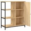 vidaXL Dressoir Sonoma Eiken 70x30x80 cm Bewerkt Hout