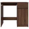 vidaXL Bureau 86x49x76 cm spaanplaat bruin eikenkleurig