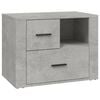 vidaXL Nachtkastje 60x36x45 cm bewerkt hout betongrijs