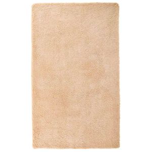 vidaXL Hoogpolig vloerkleed NAVARRA 60x100 cm polyester beige