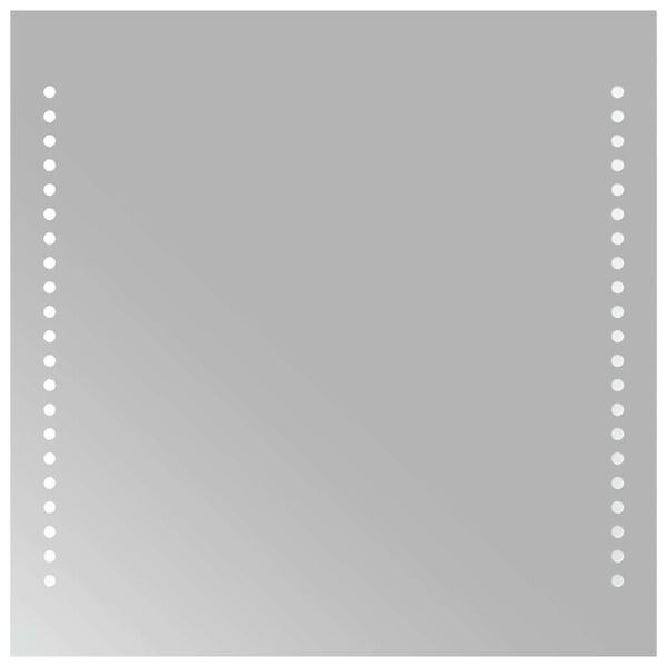 vidaXL Badkamerspiegel LED 40x40 cm