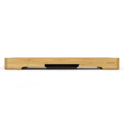 Livoo Grill 2200 W 58x30x6 cm bamboe houtkleurig