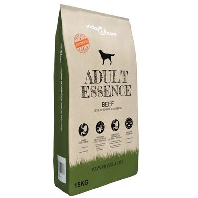 Schurend Overtreden Een effectief vidaXL Premium hondenvoer droog Adult Essence Beef 15 kg online kopen |  vidaXL.be