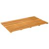 vidaXL Badmat Bruin 80 x 48 x 2,5 cm Massief Acaciahout