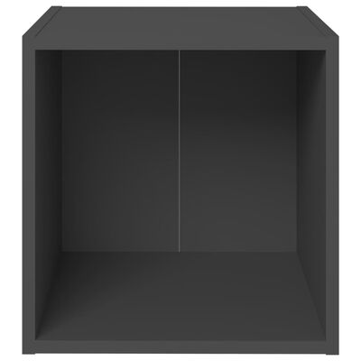 vidaXL 5-delige Tv-meubelset bewerkt hout grijs