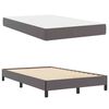 vidaXL Bedframe met matras Grijs 120 x 200 cm Stof