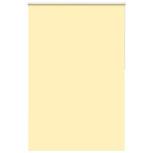 vidaXL Rolgordijn verduisterend 145x210 cm stofbreedte 141,6 cm geel