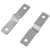 vidaXL Strijkplaat 2 st Zilver 50 x 10 x 1,2 mm IJzer
