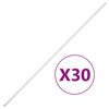 vidaXL Kabelgoot 10x10 mm 30 m PVC
