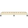 vidaXL Bedframe kunstleer crèmekleurig 100x200 cm