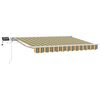vidaXL Handmatige Luifelhouder met LED's Groen, Geel, Wit 3 x 2,5 m