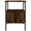 vidaXL Nachtkastjes 2 st 34x36x50 cm bewerkt hout gerookt eikenkleurig