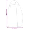 vidaXL Hoes voor hangende ei-stoel &Oslash; 190x108 cm 420D oxford stof zwart