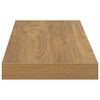 vidaXL Wandplank Wandgemonteerd Bruin 80 x 23,5 x 4 cm Bewerkt hout
