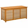 vidaXL Tuinopslagdoos 185 L Massief Acaciahout 113 x 50 x 56 cm Beige
