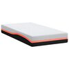 vidaXL Matras Wit en Grijs 90 x 200 cm Schuim