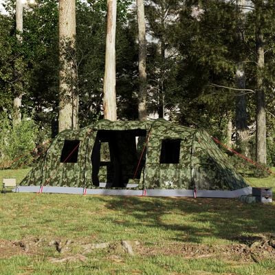 vidaXL Tunneltent 6-persoons waterdicht camouflage