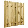 vidaXL Tuinpoort 100 x 100 cm Massief grenenhout Groen