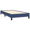 vidaXL Bedframe zonder matras 90x200 cm stof blauw