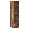 vidaXL Highboard Oud Hout 35 x 37 x 142 cm Bewerkt hout