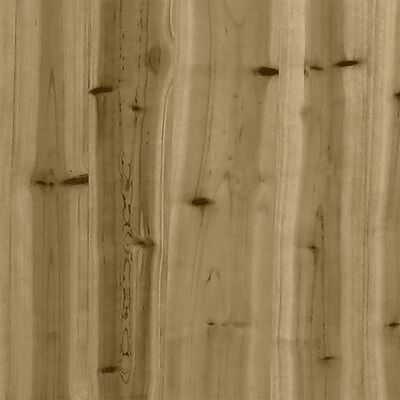 vidaXL Tuinbank 3-zits 189x60x62 cm geïmpregneerd grenenhout