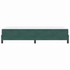 vidaXL Boxspringbed met matras Donkergroen 90 x 190 cm Stof